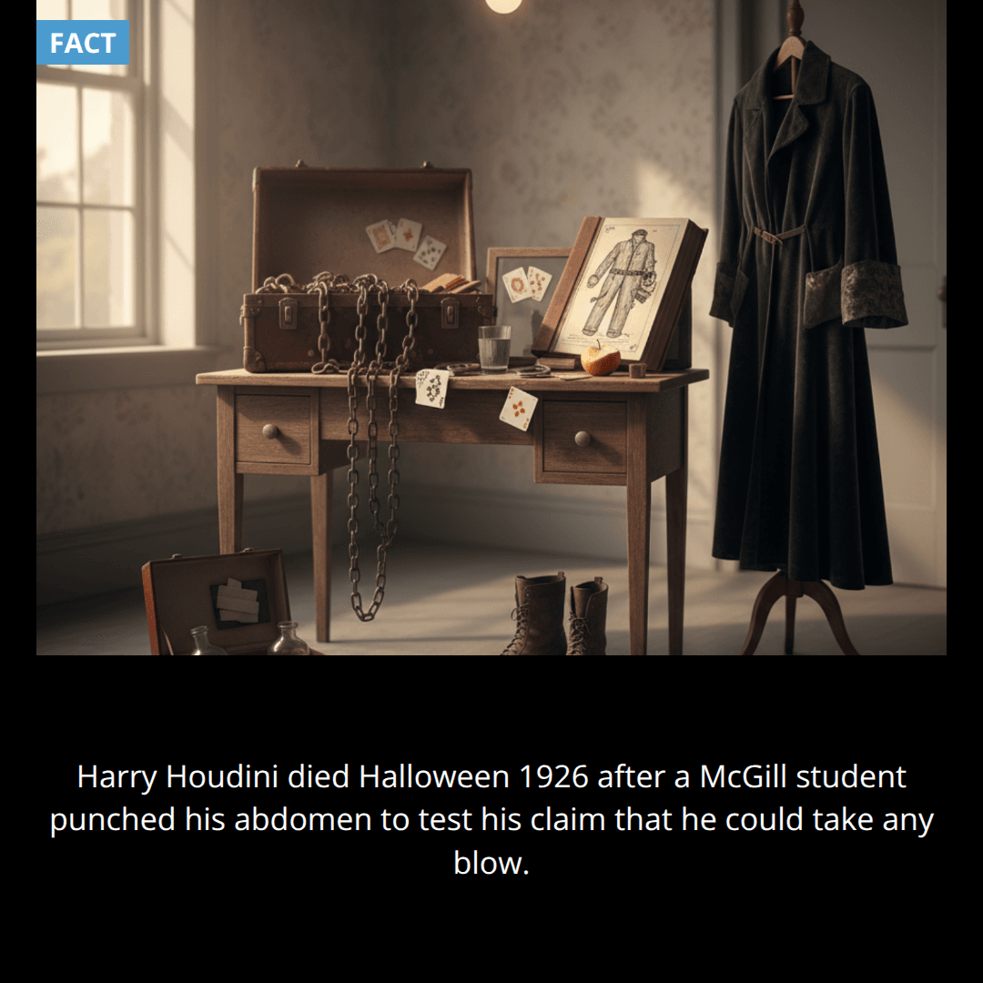 The Punch That Killed Houdini