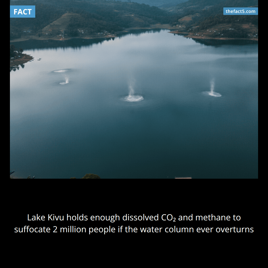 There is a lake that could suffocate 2 million people in minutes 🫥