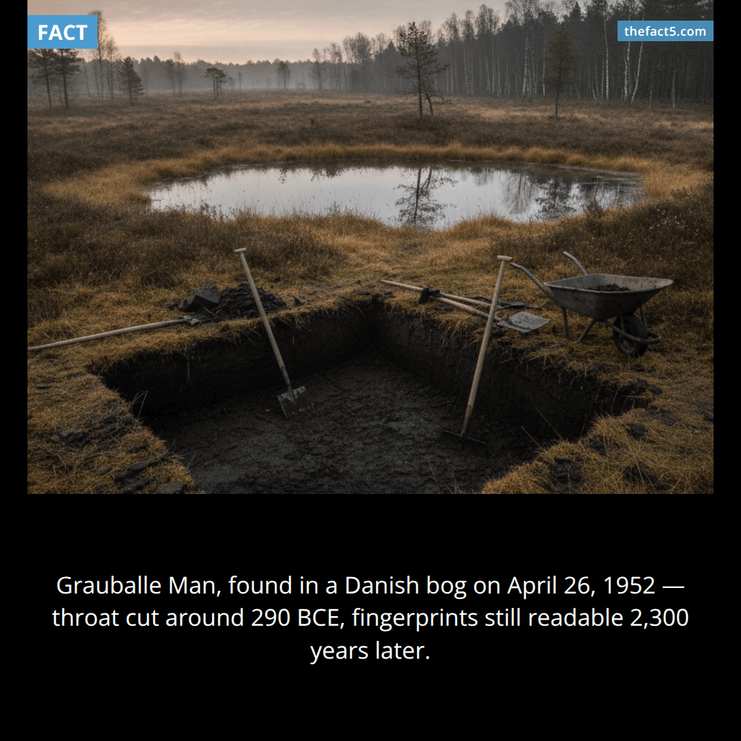 They took fingerprints from a 2,300-year-old corpse 🩸