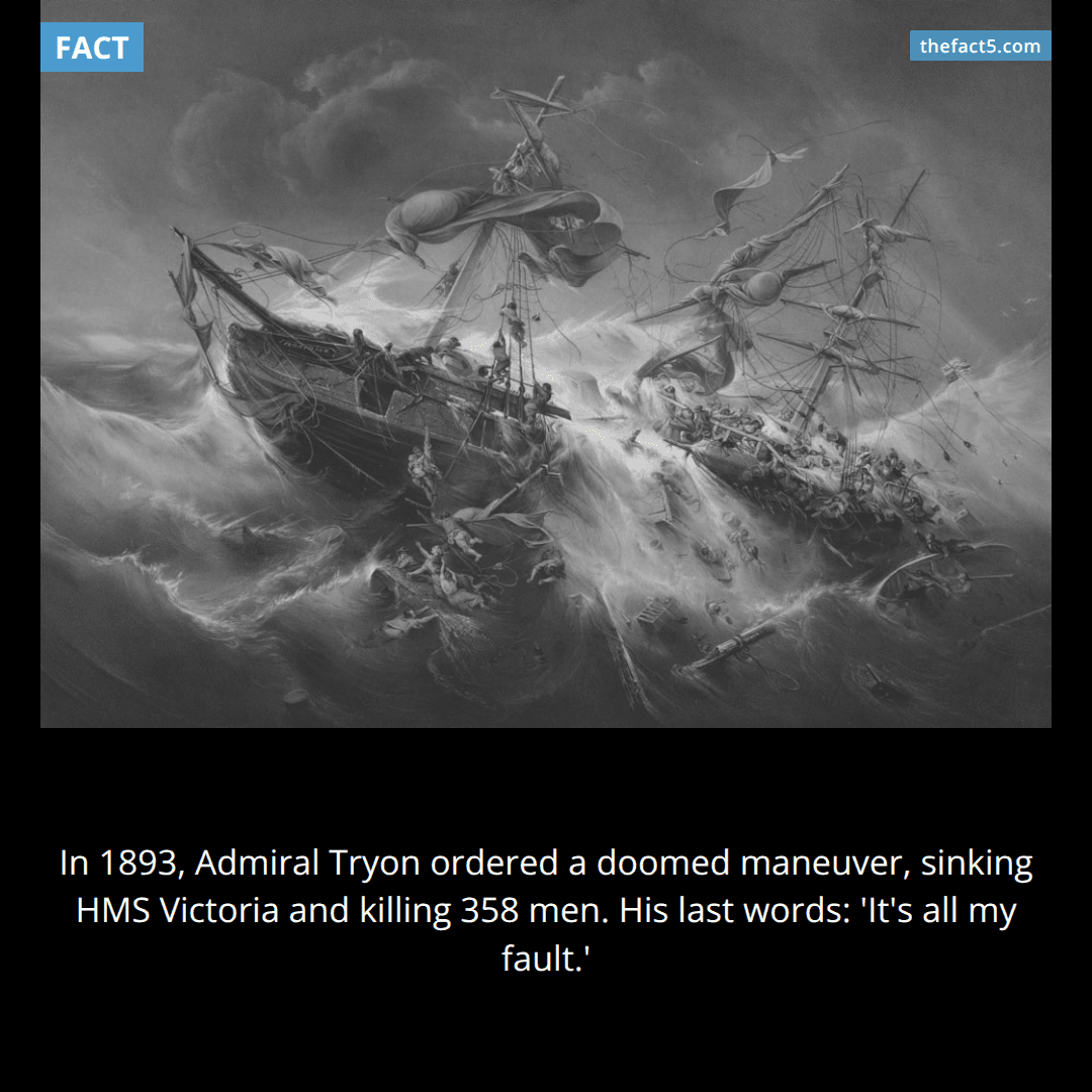 He ordered the maneuver, watched it kill 358 men, and admitted it out loud. ⚓