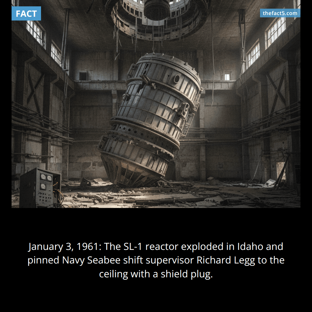 The reactor pinned a man to the ceiling. 💀