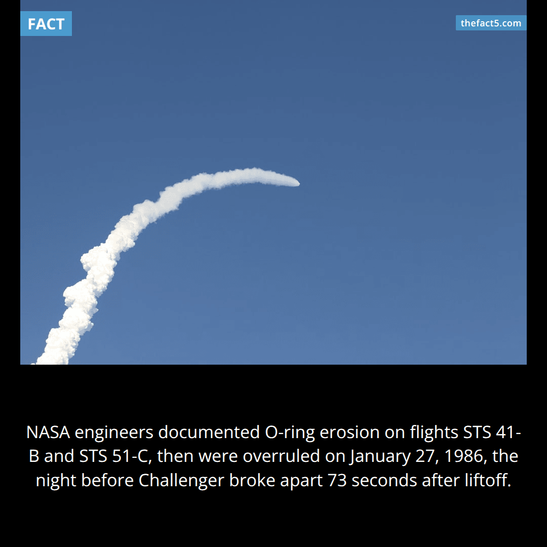 NASA saw the Challenger failure coming years before it happened. ⚠️