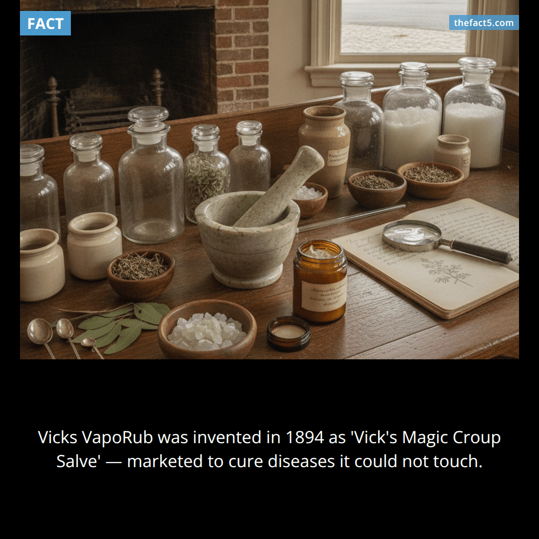 The jar in your medicine cabinet was once a 'croup salve.' 🫙