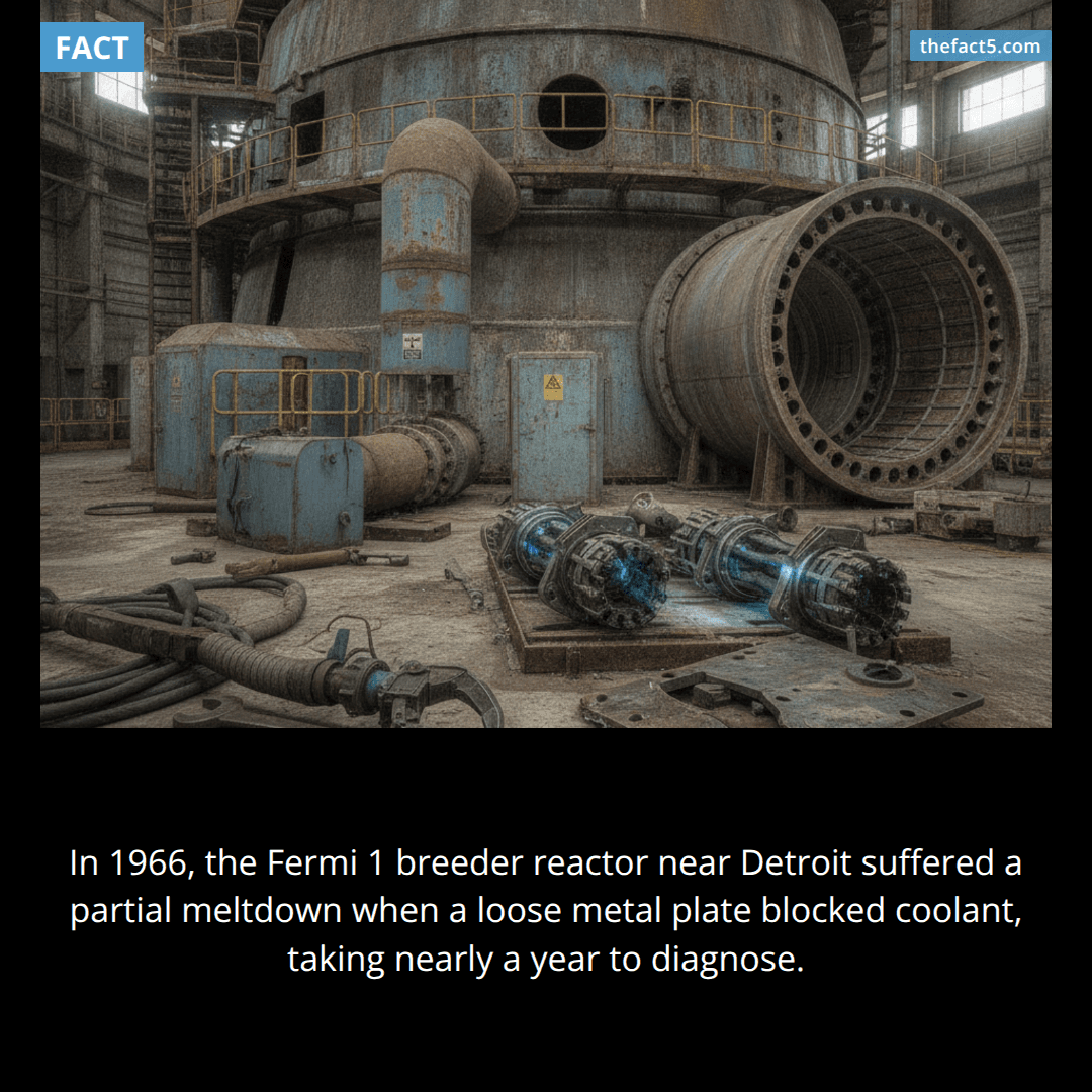 A reactor 30 miles from Detroit melted, and nobody could look inside for a year ☢️