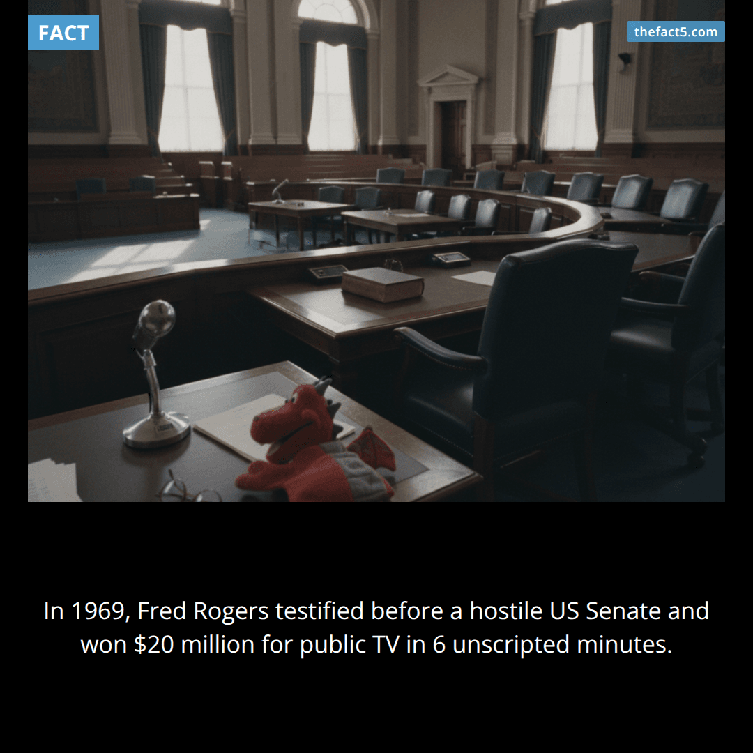 He walked into a hostile Senate hearing and left with $20 million 💙