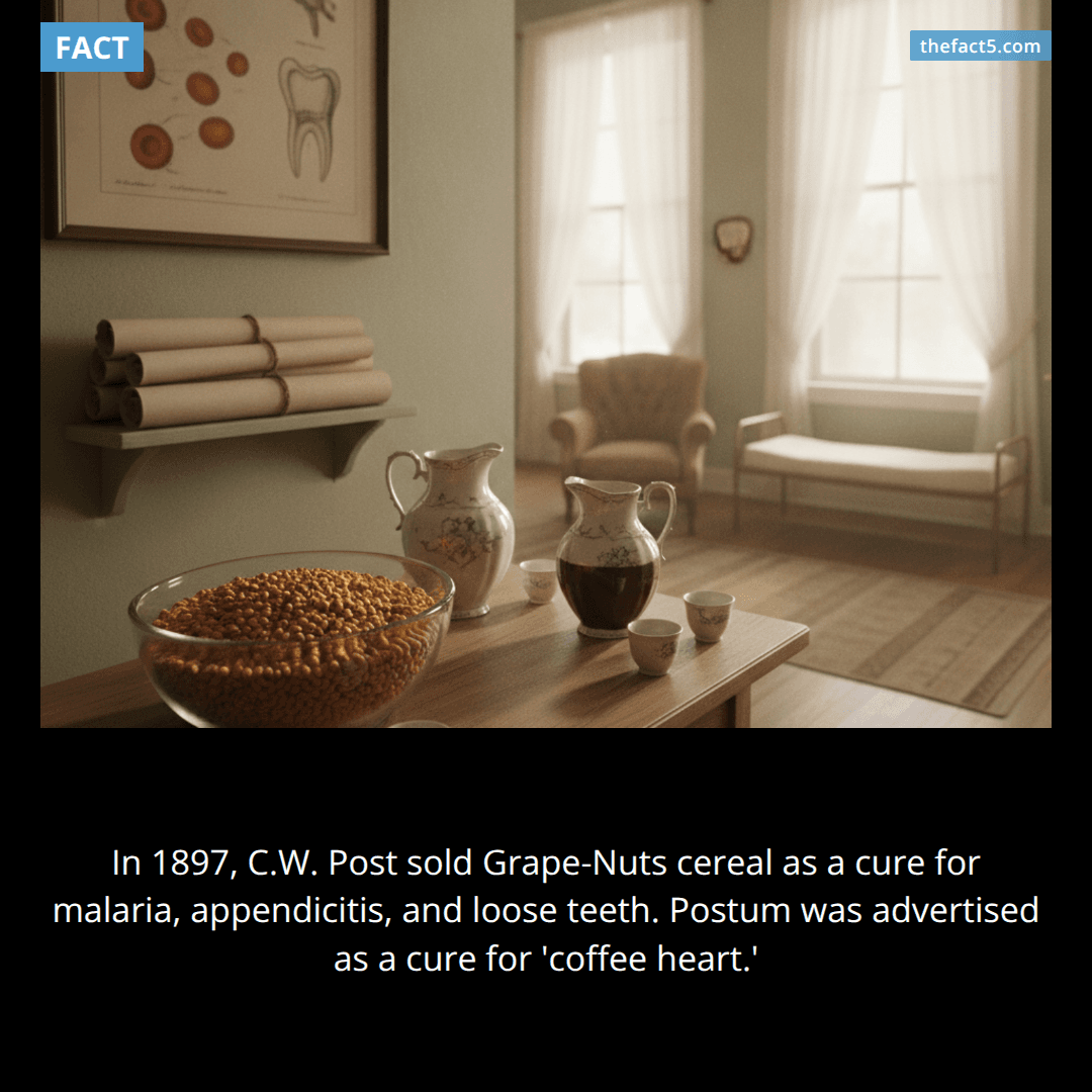 Grape-Nuts was sold as a malaria cure 🥣