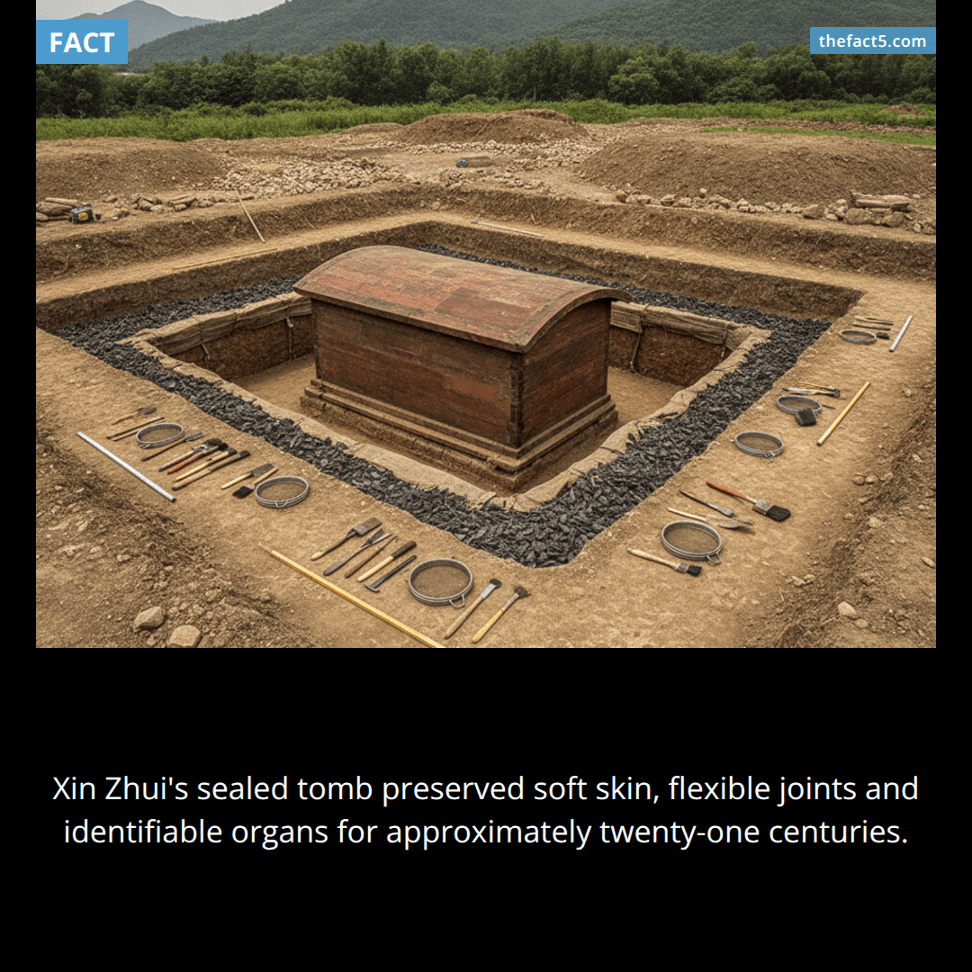 A 2,100-year-old mummy still had flexible joints. ⚰️