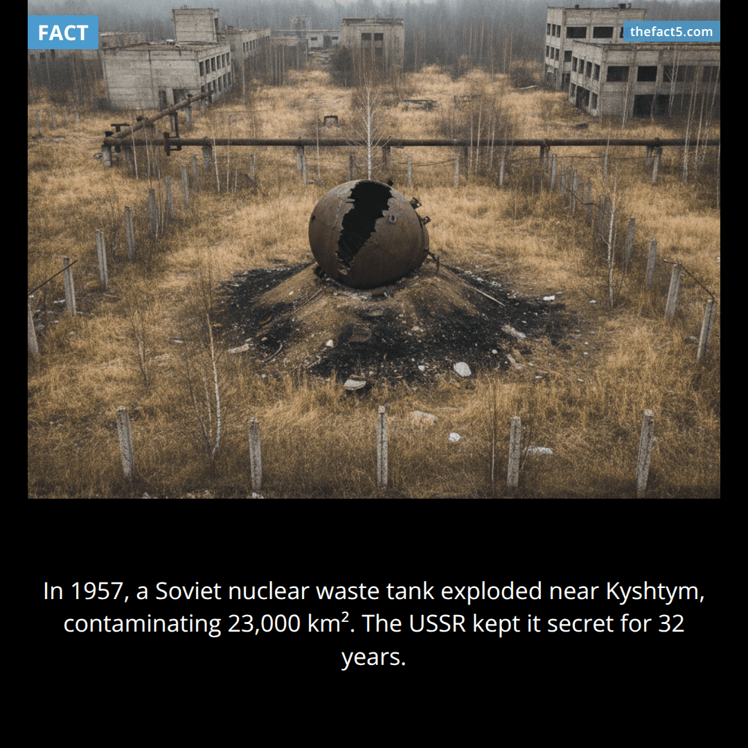 The Soviets buried a nuclear disaster for 32 years. ☢️