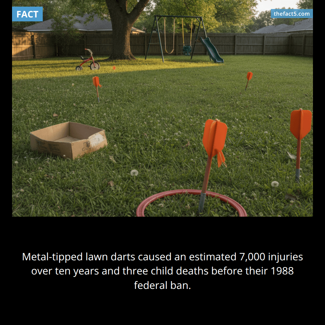 A backyard toy killed three children before America banned it. 🎯