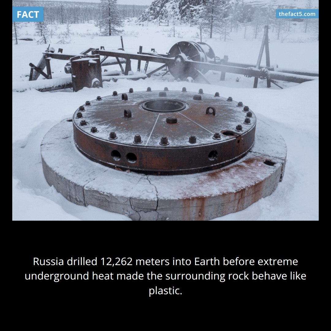 Earth turned solid rock into something like plastic. 🕳️
