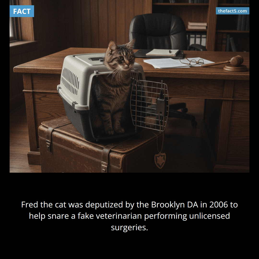A Brooklyn cat helped the DA nab a fake vet. 🐈