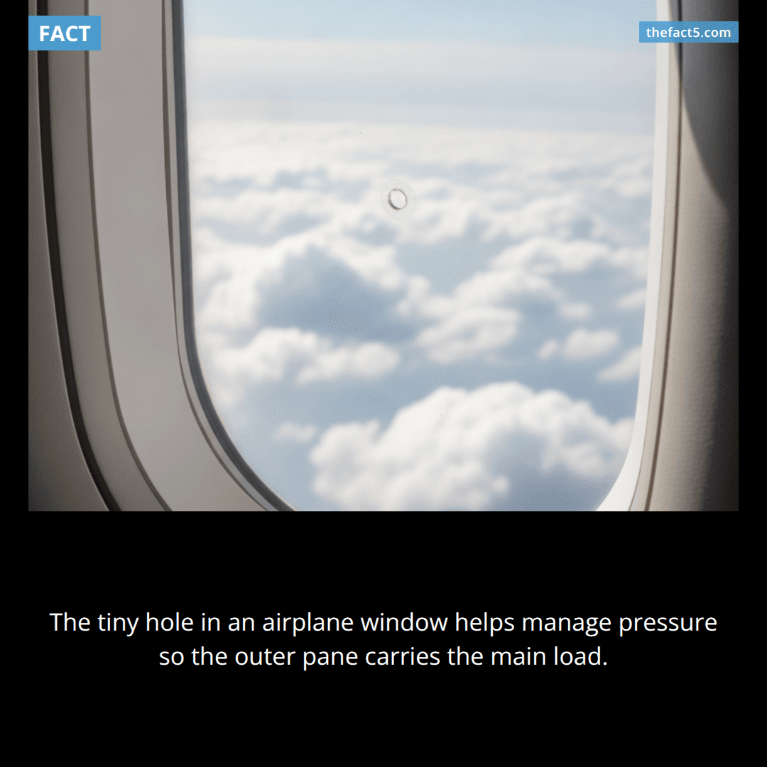 That tiny airplane-window hole is supposed to be there. ✈️