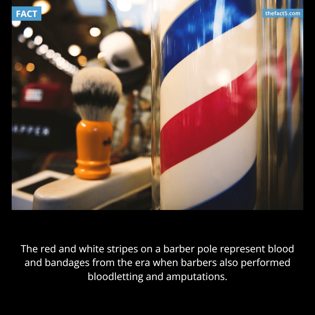 The barber pole is a surgery sign. 💈