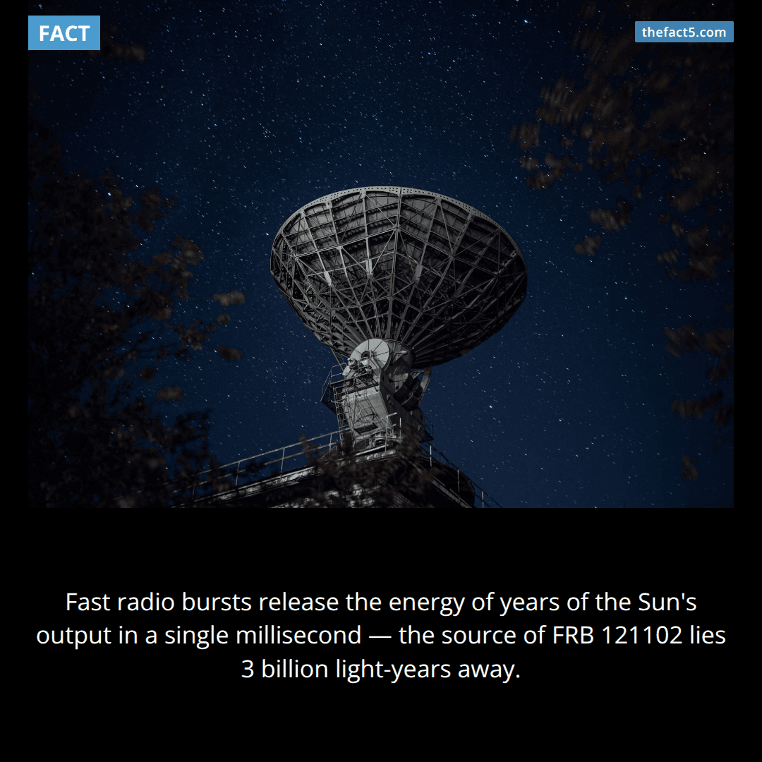 Something out there flashes the energy of years of sunlight in 1 millisecond ⚡