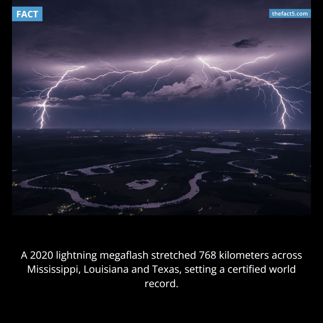 One lightning bolt stretched across three states. ⚡