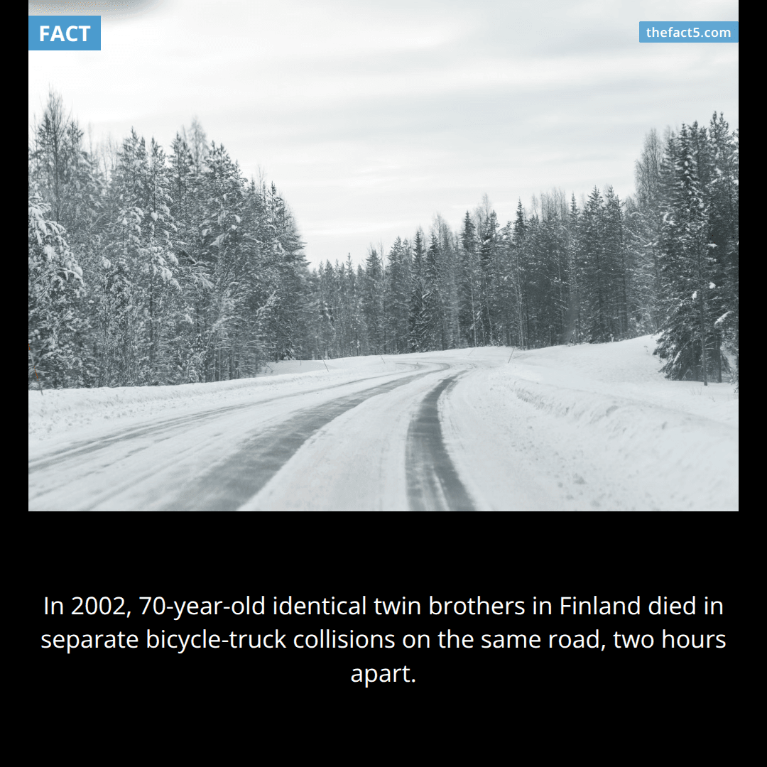 Two identical twins. Same road. Same truck route. Two hours apart. ❄️