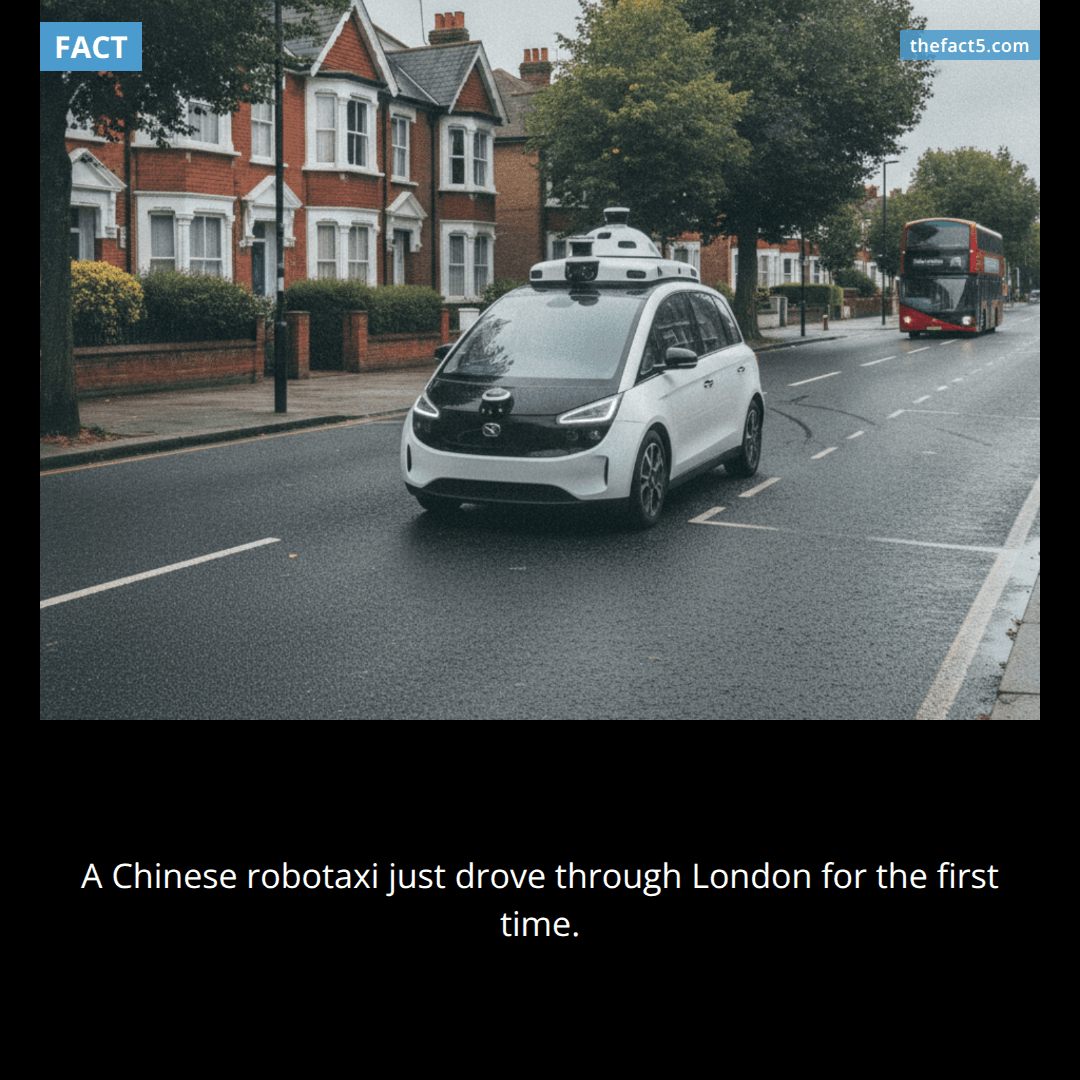 On July 28, 2026, a Chinese robotaxi hit London streets for the first time — Baidu's Apollo Go began road tests in the borough of Brent, partnered with Freenow by Lyft.