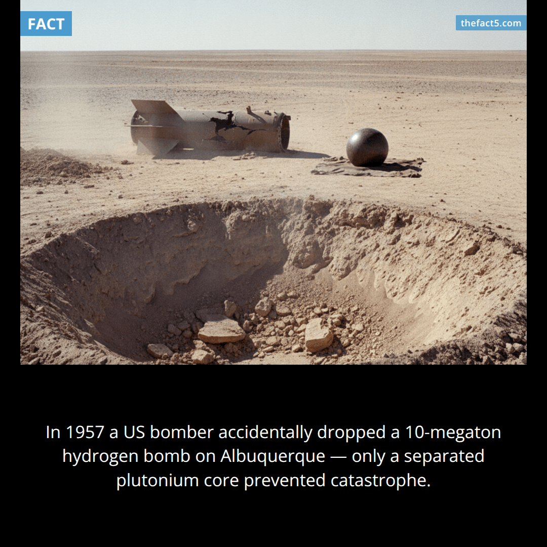 A hydrogen bomb fell on Albuquerque and nobody remembers. 💥