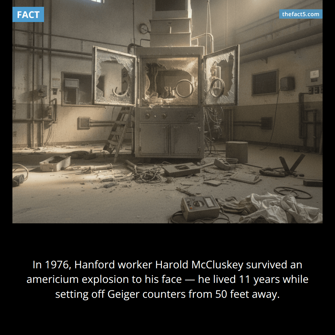 He set off Geiger counters from 50 feet away — for the next 11 years. ☢️