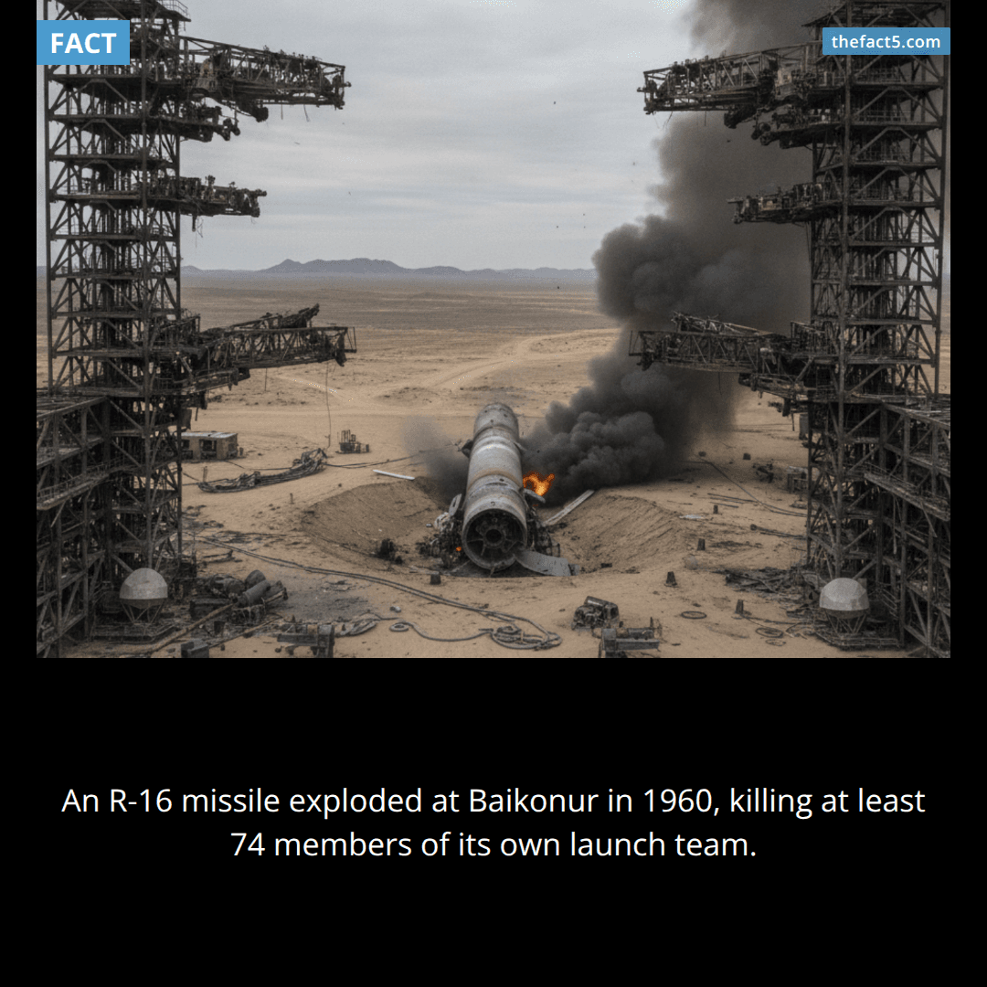 A missile launch rehearsal incinerated its own command team. 🚀