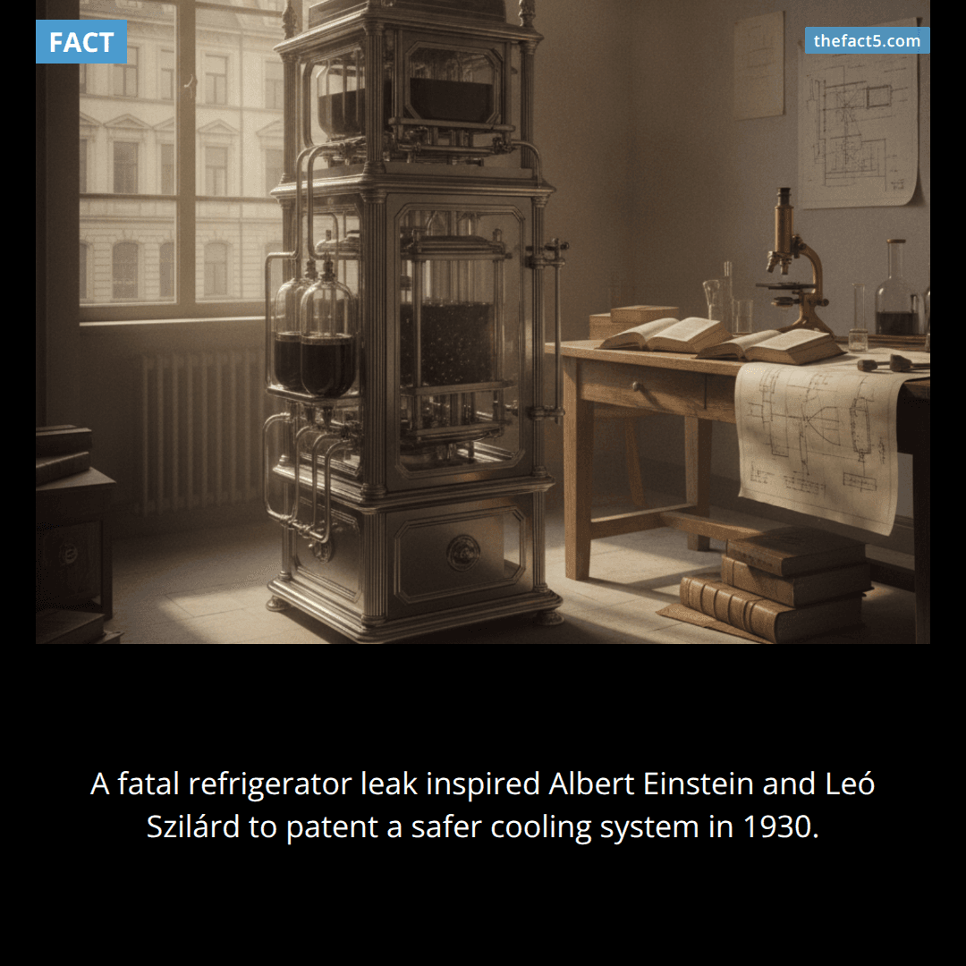 A poisoned family pushed Einstein to redesign the refrigerator. 🧊
