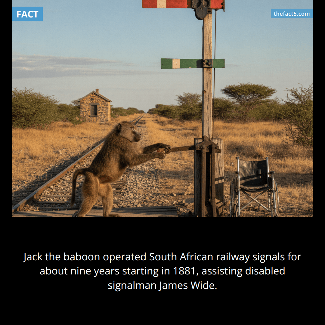 Jack ran railway signals for nine years without one mistake. 🚂