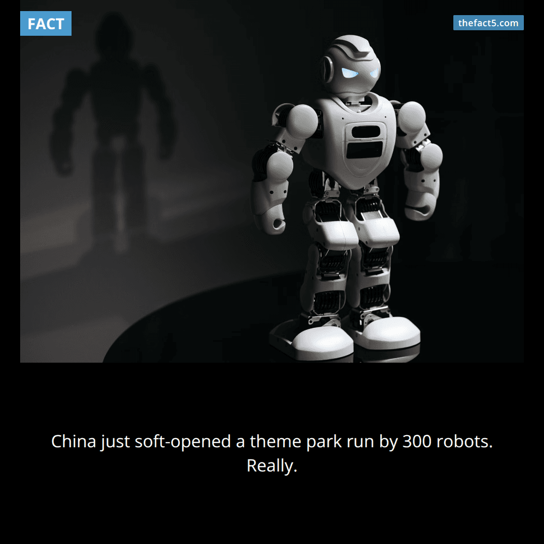 The world's first large-scale robot theme park soft-opened in Zhuhai, China on Sept 21, 2026 — with 300+ humanoid robots checking guests in, performing, and playing ping-pong.