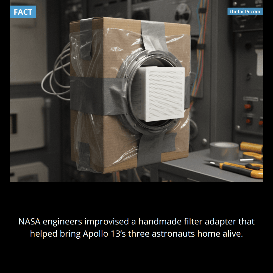 Apollo 13 survived with cardboard, plastic bags and a sock. 🧦